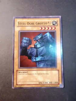 Yu-Gi-Oh! TCG Steel Ogre Grotto #1 Common Card LOB-112 LP-MP - Image 1