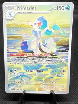 Primarina 088/084 PBL en Holo Full Art 150HP Water Pokemon TCG Card - Image 1