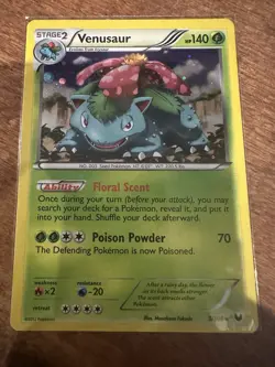 Venusaur 3/108 Dark Explorers Holo Rare Pokemon Card Black & White Era - Image 1