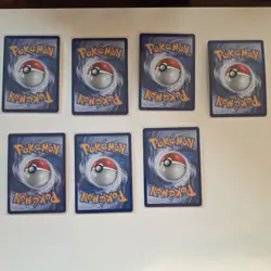 Pokemon TCG Mega EX Full Art Holo 7-Card Lot - Image 2