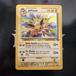 Jolteon - 4/64 - Pokemon Jungle Unlimited Holo Rare Card WOTC - Image 1