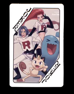 Pokemon 1000th Episode Playing Card Set Team Rocket Jessie James Joker - Image 1