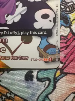 Jinbe ST29-005 (ENGLISH) - One Piece x Round 1 Exclusive Promo Card NM - Image 3