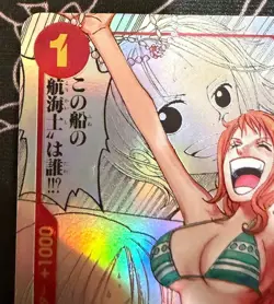 NAMI MANGA ALT ART OP01-016 R ONE PIECE CARD COMIC PARALLEL 2024 Japanese - Image 3