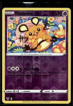 Dedenne SWSH03: Darkness Ablaze 078/189 MP Pokemon TCG | Buy 10 Get 10 Free - Image 1