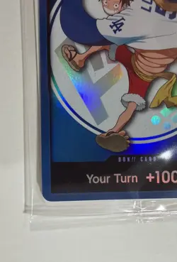 Bandai Namco One Piece Don!! Card Monkey D. Luffy Promo Foil LA Dodgers - Image 5