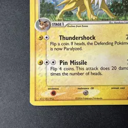 Jolteon - 3/17 - Pokemon Pop Series 3 Holo Card HP Heavily Played Crease Vintage - Image 4