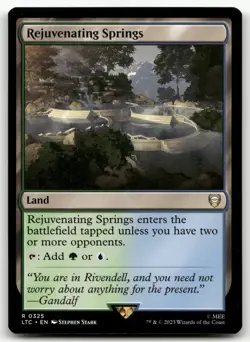 Rejuvenating Springs #325 (NM) Lord of the Rings LTC Magic MTG - Image 1