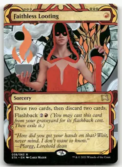 Faithless Looting #38 (NM) Strixhaven STA Magic MTG - Image 1