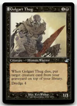 Golgari Thug (Retro Frame) #325 (NM) Ravnica Remastered RVR Magic MTG - Image 1