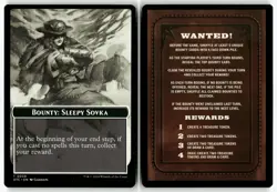Sleepy Sovka // Bounty Rules Two-Sided Token 39 Outlaws of Thunder Junction NM - Image 3