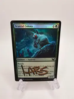 Scurrid Colony *Signed* *Foil* (LP) Strixhaven: School of Mages (STX) MTG - Image 1