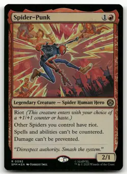 Spider-Punk #92 (Foil) (NM) Spider-Man SPM Magic MTG - Image 1