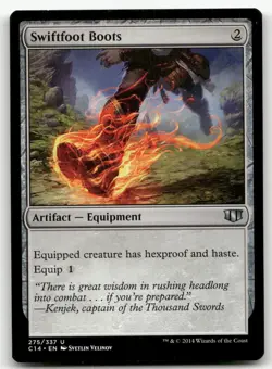 Swiftfoot Boots #275 (LP) Commander 2014 C14 Magic MTG - Image 1