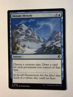 Distant Melody 45 NM Lorwyn Eclipsed Commander MTG ECC - Image 1