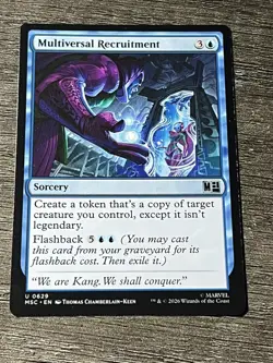 Multiversal Recruitment MTG Marvel Super Heroes Regular NM English MSC 0629 - Image 1