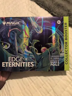 MTG Edge of Eternities COLLECTOR OMEGA BOOSTER Box Sealed - 1 Pack EOE - Image 1