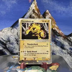 Electabuzz ex - 97/109 Pokemon Ruby and Sapphire - Holo Heavily Damaged - Image 1