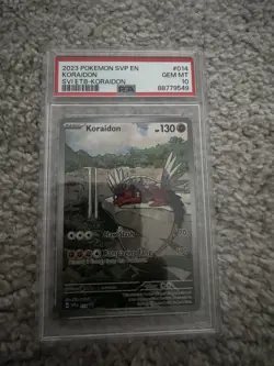 2023 POKEMON SVP EN-SV BLACK STAR PROMO #014 KORAIDON PSA 10 SCARLET & VIOLET - Image 1