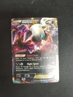 Darkrai EX 63/108 Holo EX Rare Dark Explorers Pokemon DMG - Image 1