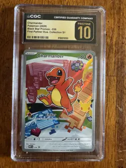 Charmander 2026 Pokemon 30th Anniversary First Partner Promo 038 CGC 10 PRISTINE - Image 1