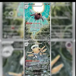 Ninjask #137 Shedinja #144 Connecting Art IR NM - Pokemon TCG Mega Evolution - Image 1