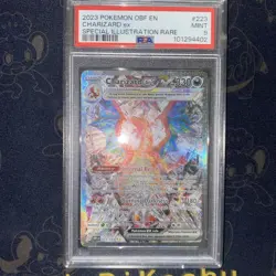 Pokemon TCG Charizard EX Sir Obsidian Flames 223/197 PS9 - Image 1