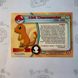 Topps Pokemon - Charmander 04 non holo Blue Label - (NM) - Image 2