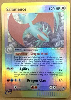 Pokemon TCG Salamence - 10/97 Dragon Holo Rare NM Rev Holo - Image 1