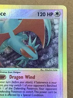 Pokemon TCG Salamence - 10/97 Dragon Holo Rare NM Rev Holo - Image 3