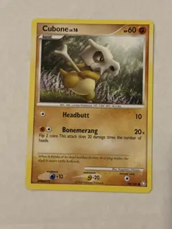 2008 Pokemon TCG Legends Awakened Cubone Common 90/146 LP - Image 1