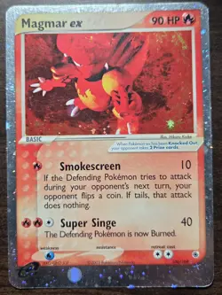 Magmar ex 100/109 Ruby and Sapphire Holo Pokemon TCG - Image 1