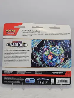 Pokemon TCG: Scarlet & Violet Stellar Crown TINKATON Promo With 3 Booster Packs - Image 3