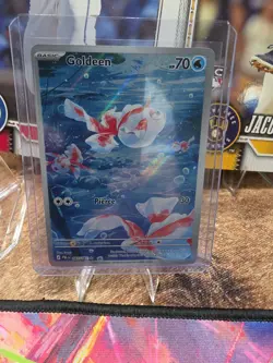 The Pokemon Company Goldeen 87/084 Pitch Black Full Art Holo Water Rare English - Image 1