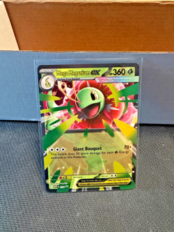 Pokemon TCG Mega Evolution 034 Mega Meganium ex Black Star Promo NM / M - Image 1