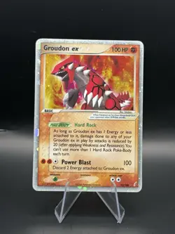 Groudon ex 93/100 Crystal Guardians Holo Ultra Rare Pokemon TCG LP+ - Image 1