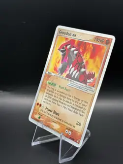 Groudon ex 93/100 Crystal Guardians Holo Ultra Rare Pokemon TCG LP+ - Image 2