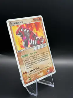 Groudon ex 93/100 Crystal Guardians Holo Ultra Rare Pokemon TCG LP+ - Image 3