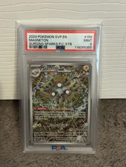 Magneton SVP 159 Pokemon Center Stamp Promo PSA 9 Mint 2024 Pokemon - Image 1