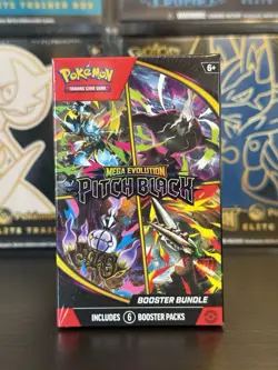 Pokemon TCG: Mega Evolution Pitch Black Booster Bundle New/Sealed In Hand - Image 1