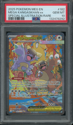 2025 Pokemon Mega Kangaskhan ex 182/132 Mega Evolution SIR PSA 10 GEM MINT - Image 1