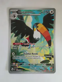 Toucannon 94/84 Pitch Black Holo Illustration Rare Full Art 2026 NM - Image 1