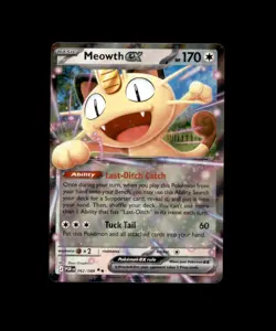 Meowth ex 062/088 Double Rare Perfect Order Pokemon Holo Near Mint - Image 1