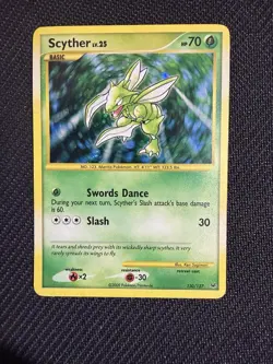 The Pokemon Company Scyther 130/127 Platinum Holo Secret Rare Basic English - Image 1