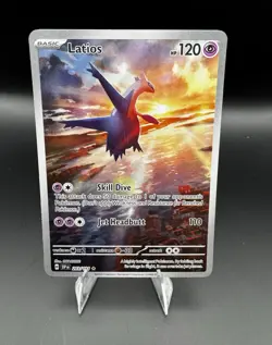 The Pokemon Company Latios 203/191 Sv08 Surging Sparks IR Full Art Holo 120 HP - Image 1