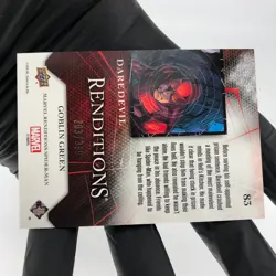Marvel Card Daredevil 83 Green /399 Fleer Upper Deck Renditions [NM] - Image 4