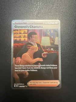 Giovanni’s Charisma 204/165 Special Illustration Rare SV : 151 Pokemon - Image 1