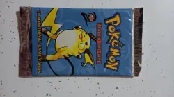 Pokemon TCG Base Set 2 Booster Pack Raichu Art SEALED Not heavy! - Image 1