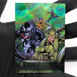 Marvel Card Venom 83 Green /399 Fleer Upper Deck Renditions [NM] - Image 2