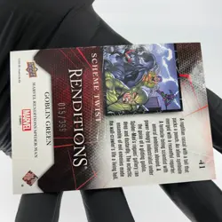 Marvel Card Venom 83 Green /399 Fleer Upper Deck Renditions [NM] - Image 4